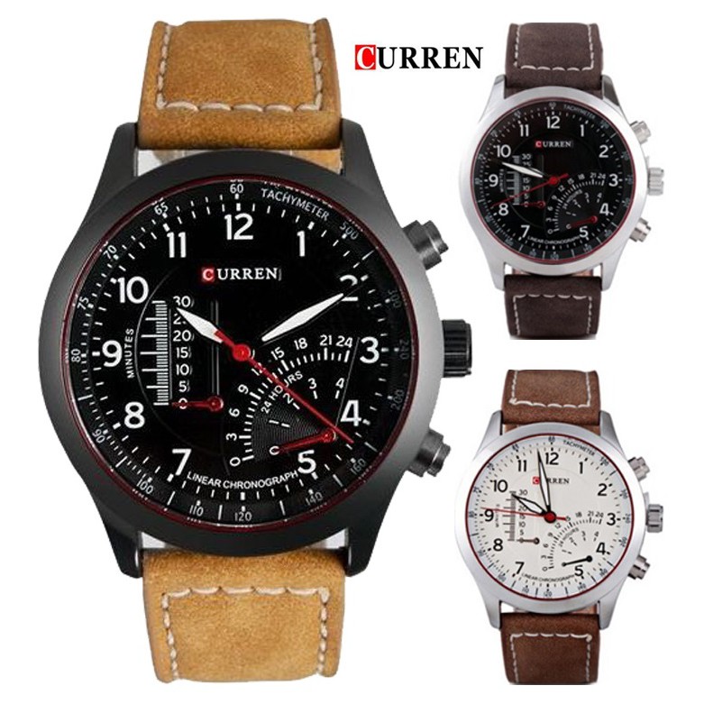 CURREN 8152 Men s Luxury Business Leather Watch SWTH 174 Shopee Malaysia