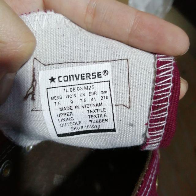 CONVERSE ALL STAR VINTAGE OUTLOOK MAROON SIZE 39 44 READY STOCK MALAYSIA