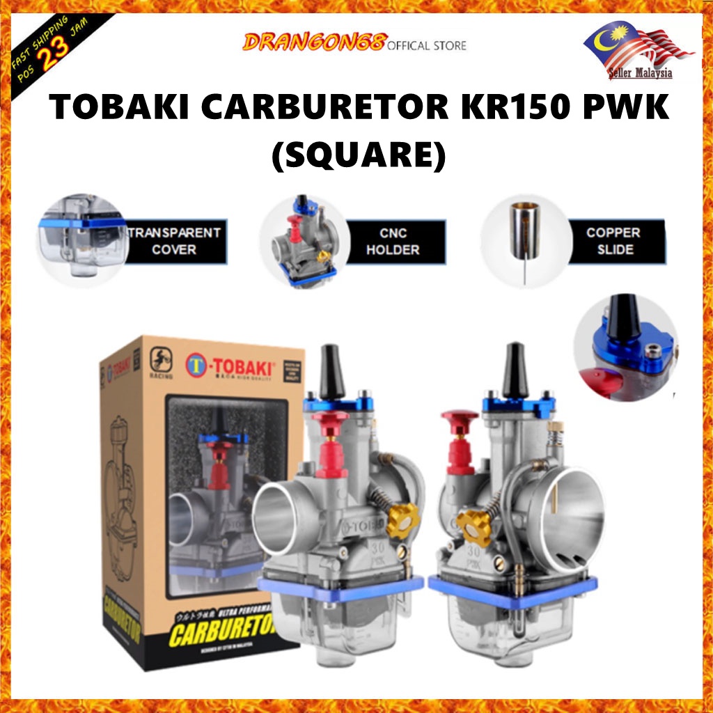CARBURATOR KR150 TOBAKI RACING CARBURETOR POWER JET PWK KR150(SQUARE