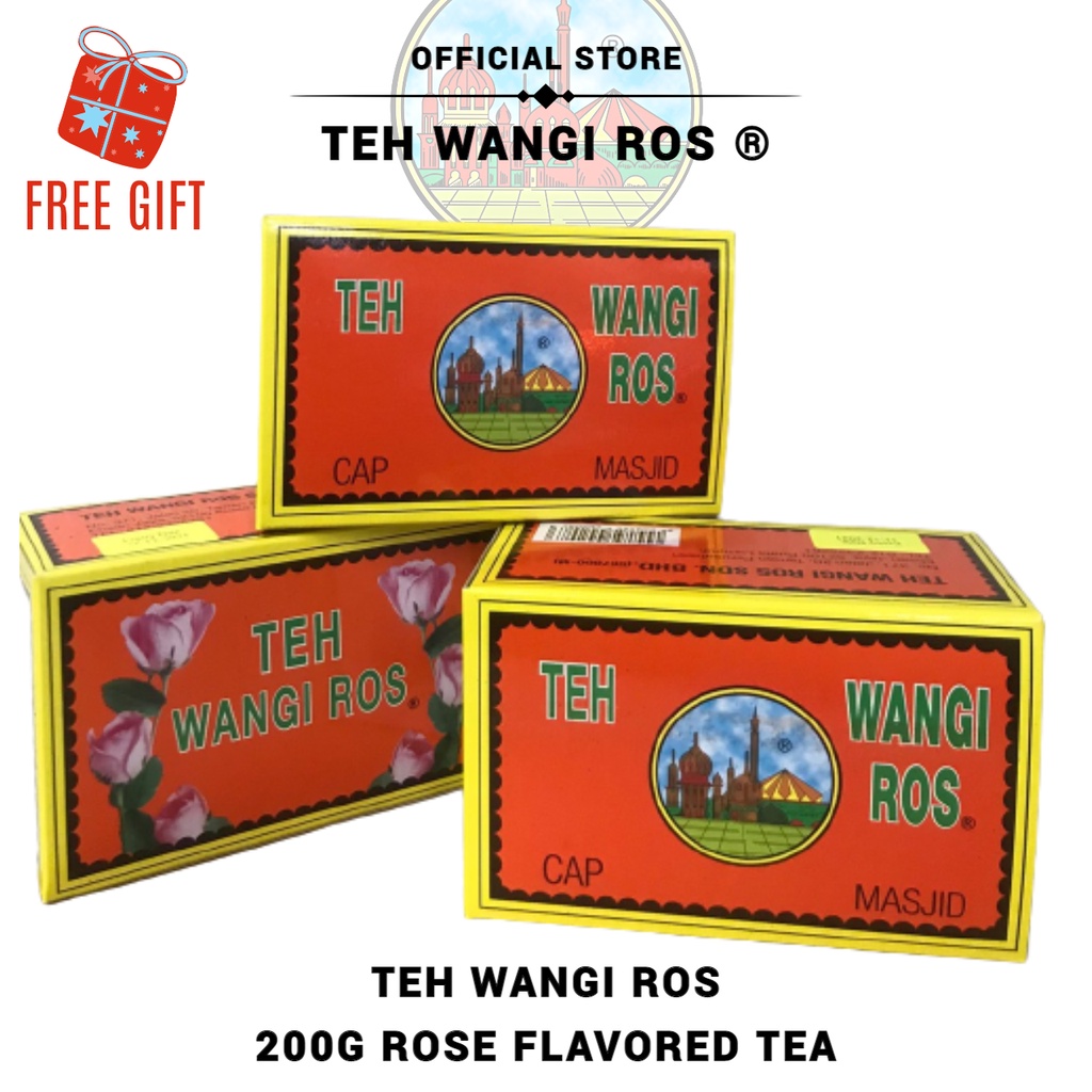 [STOCK READY] TEH WANGI ROS (TRADEMARK) 200G ROSE FLAVORED TEA | Shopee ...