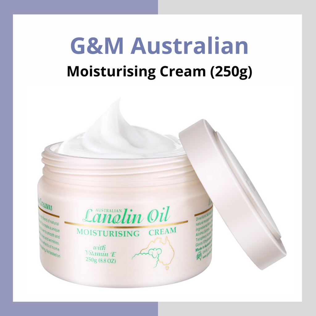 G&M Australian Moisturising Cream Lanolin Oil & Assorted (250g )澳洲绵羊油 Shopee Malaysia