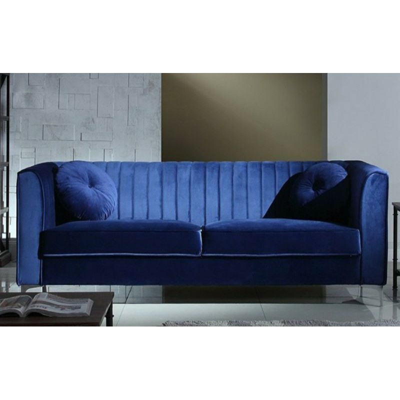 WE Sofa Chesterfield 3 2 1 Seater Velvet Fabric Home And Living