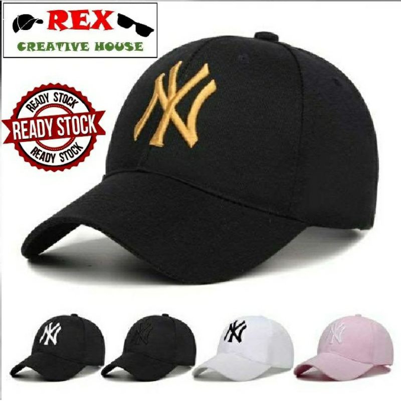 READY STOCK AT MALAYSIA MLB NY Men Women Hip Hop Full Fitted Cap 5 Topi Hip Hop 5 Colour