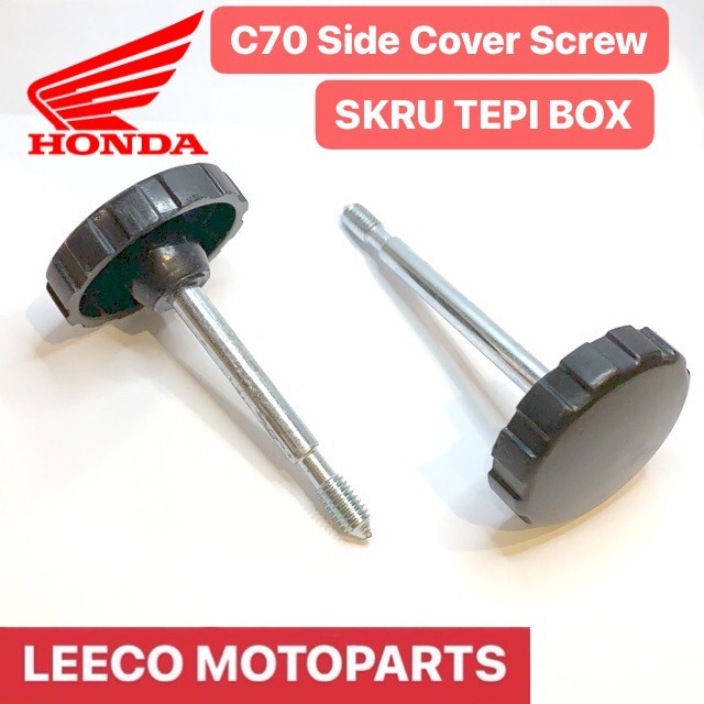 HONDA C70 KNOB ( LONG / SHORT ) // C70 GBO SIDE COVER KNOB BATTERY