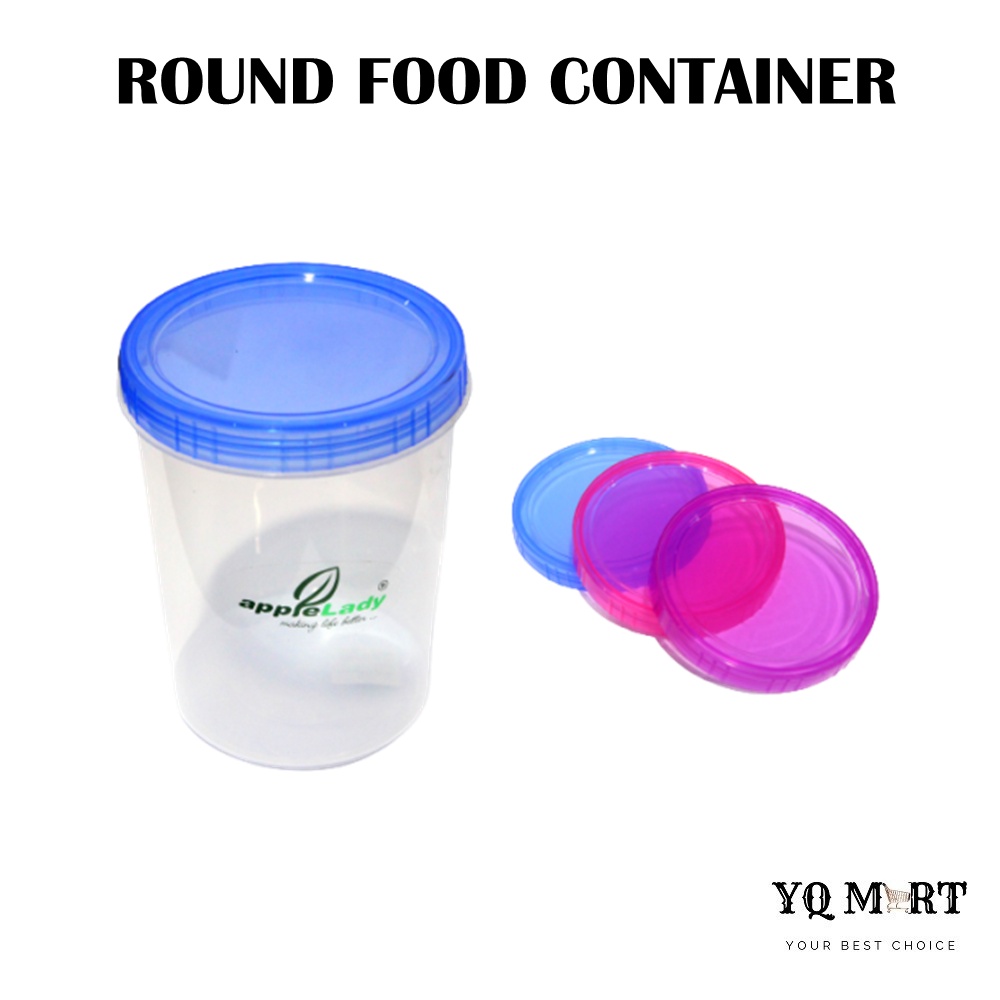 Round Food Container Milk Powder Container Screwed Container | Shopee ...