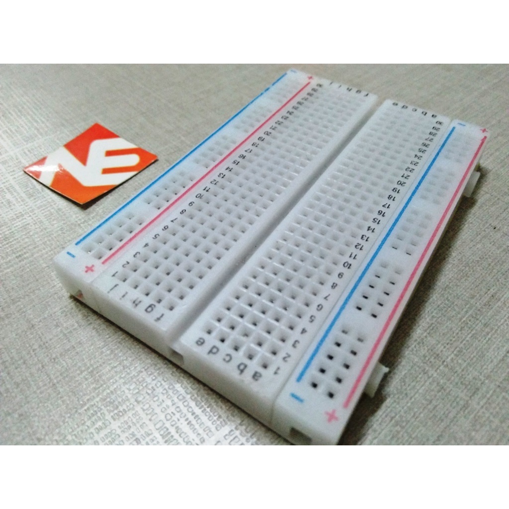 Breadboard 400 Points Solderless PCB Holes Protoboard Arduino Raspberry ...