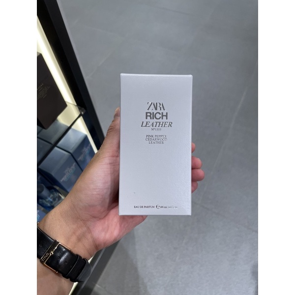 zara rich leather perfume