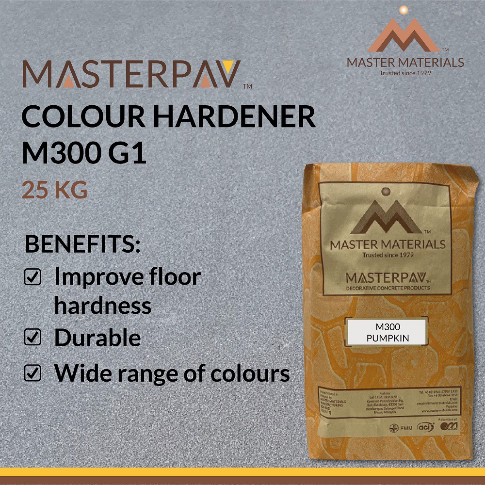 MASTERPAV Concrete Imprint Colour Hardener Powder M300 G1 (25kg ...