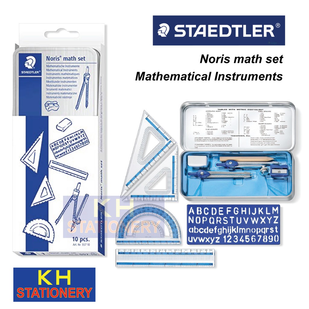STAEDTLER Noris Math Set / Compass Set / Mathematical Instruments / Set