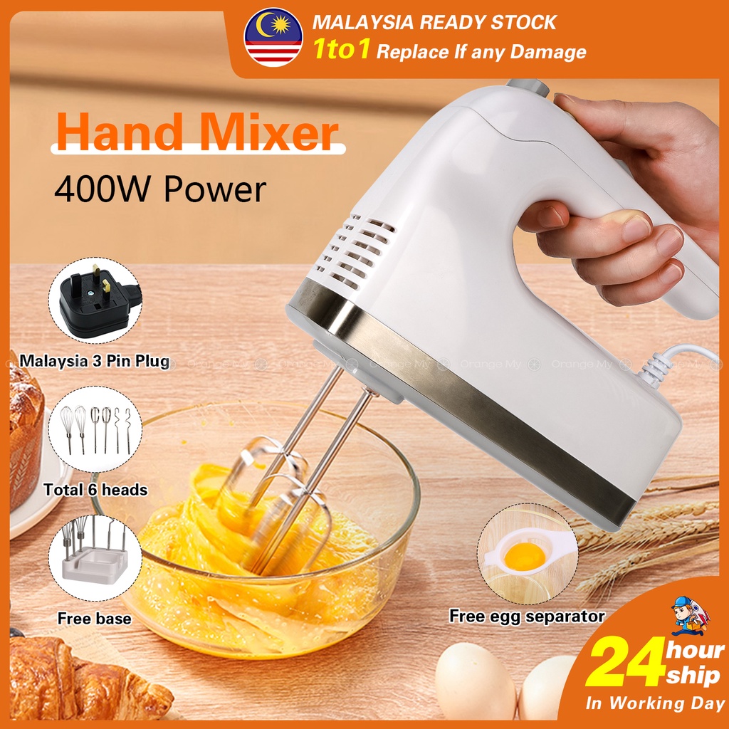 9 speed electric hand mixer Portable 400W Egg Beater Blender Baking