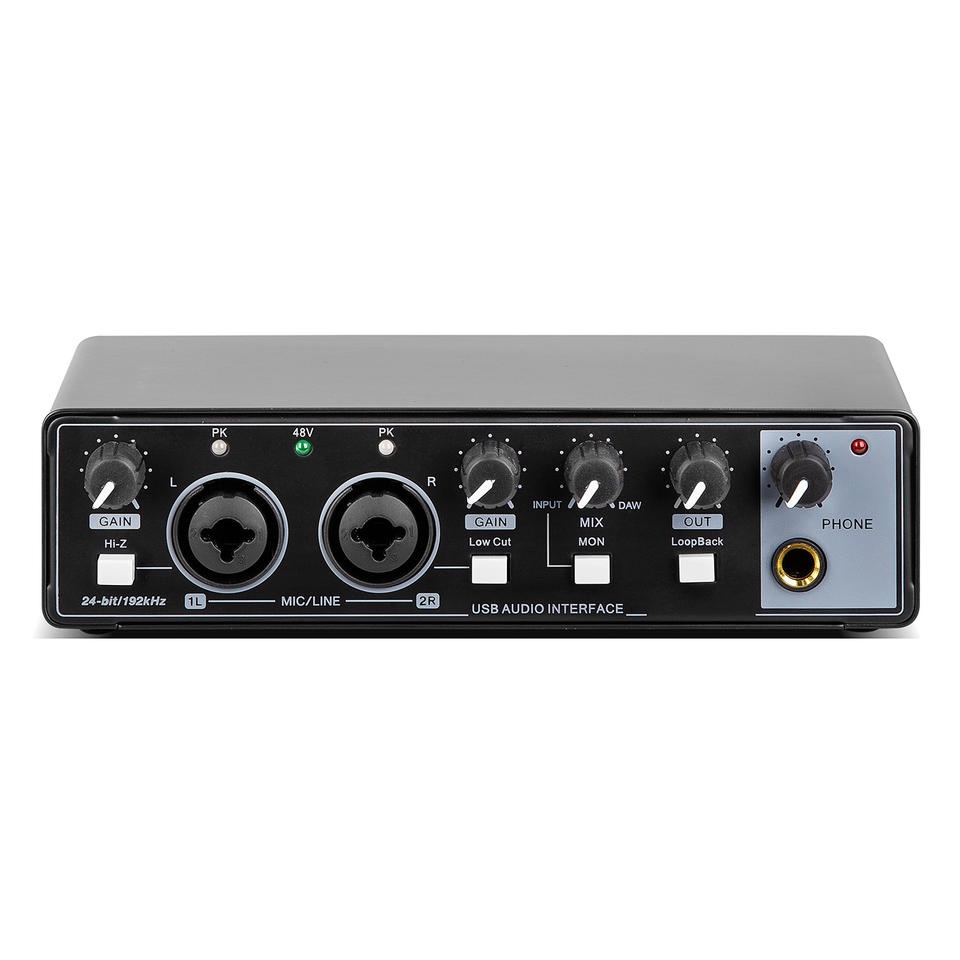 Audio Interface for Recording Portable Professional Sound Card with
