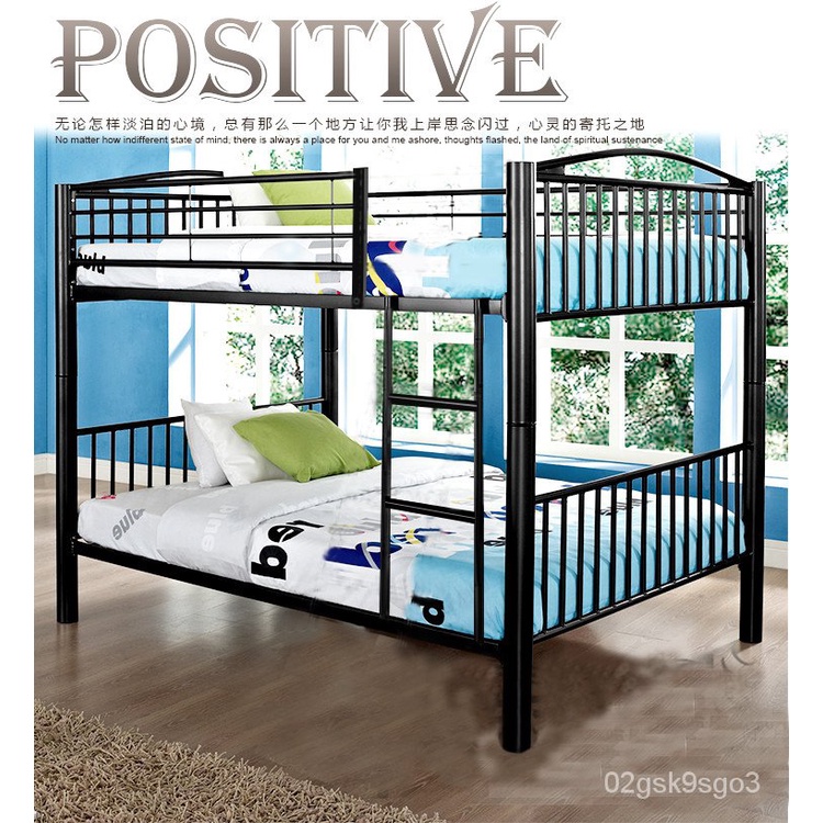 Bed Frames Iron Attic Elevated Bed Bunk Bed Iron Bed HeightAdjustable