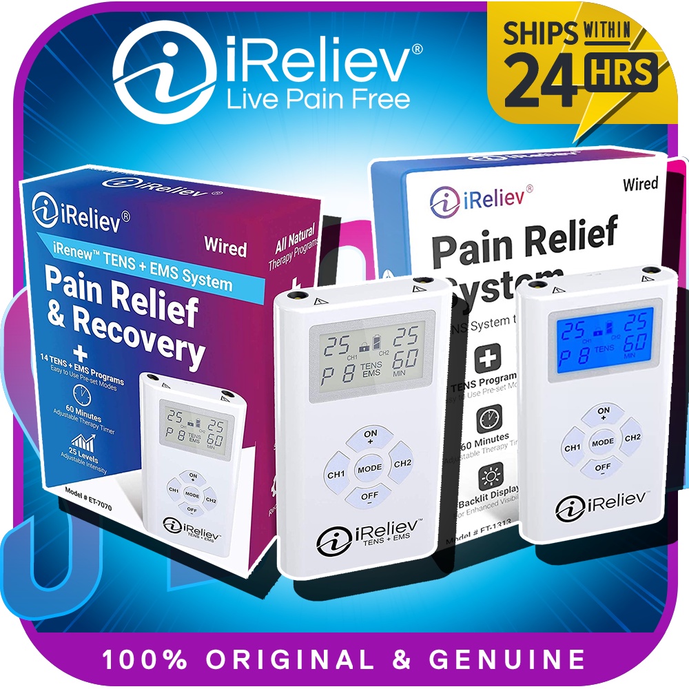 ET-7070 iReliev Strength & Recovery Tens & EMS System