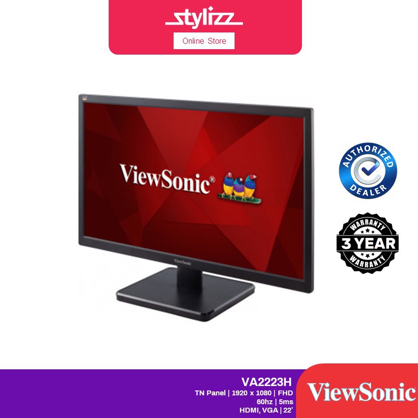 Viewsonic VA2223H FLAT FULL HD 21.5" LCD Monitor | Shopee Malaysia