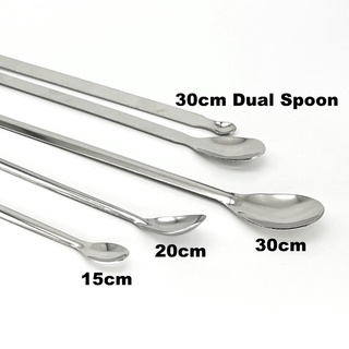 micro spatula Stainless steel laboratory scrap and spoon quality 15cm ...
