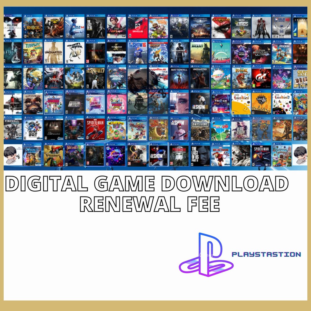 Playstation Digital Download Game Renewal Fee Shopee Malaysia