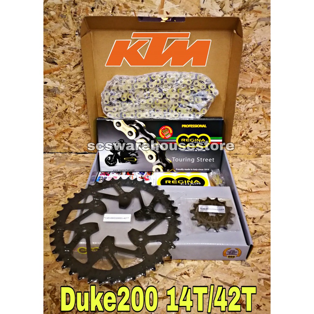 Duke 200 chain sprocket 6 hot sale hole price