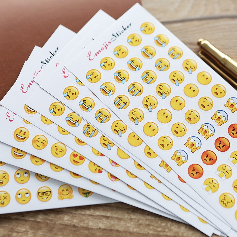 12 sheets Apple emoji stickers mobile phone sticker Shopee Malaysia
