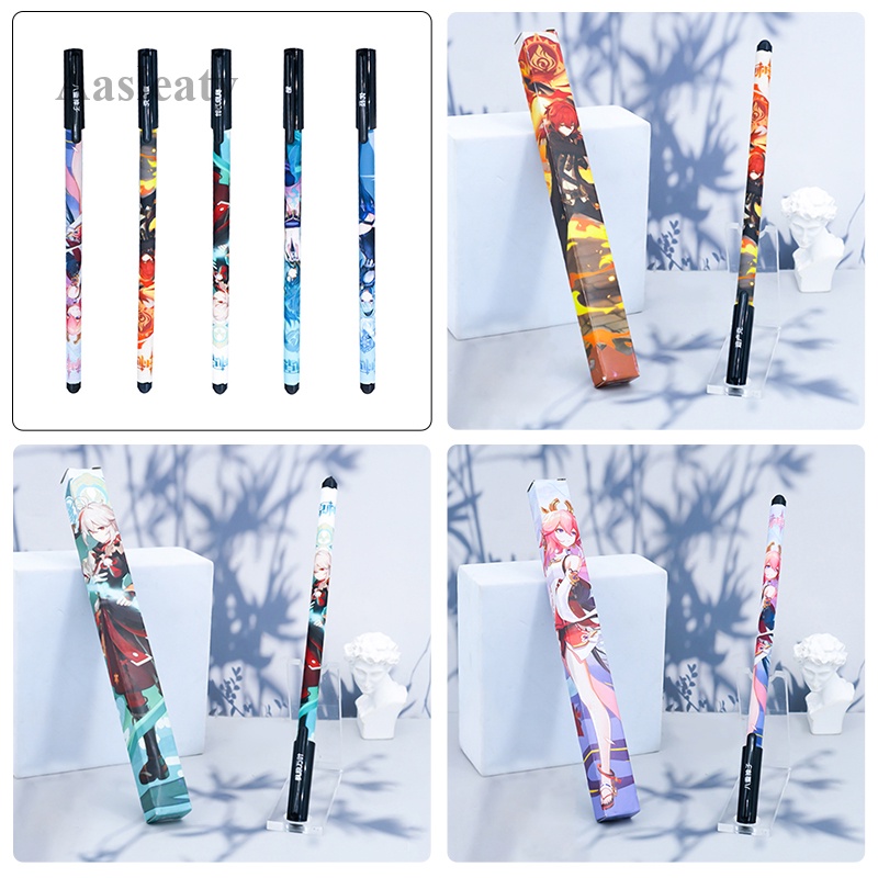 Genshin Impact Gel Pen Office School Student Writing Supply Stationery 