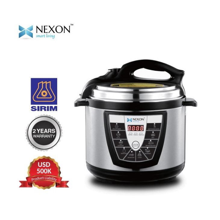 Nexon Digital Pressure Cooker 5L NX D501 Shopee Malaysia