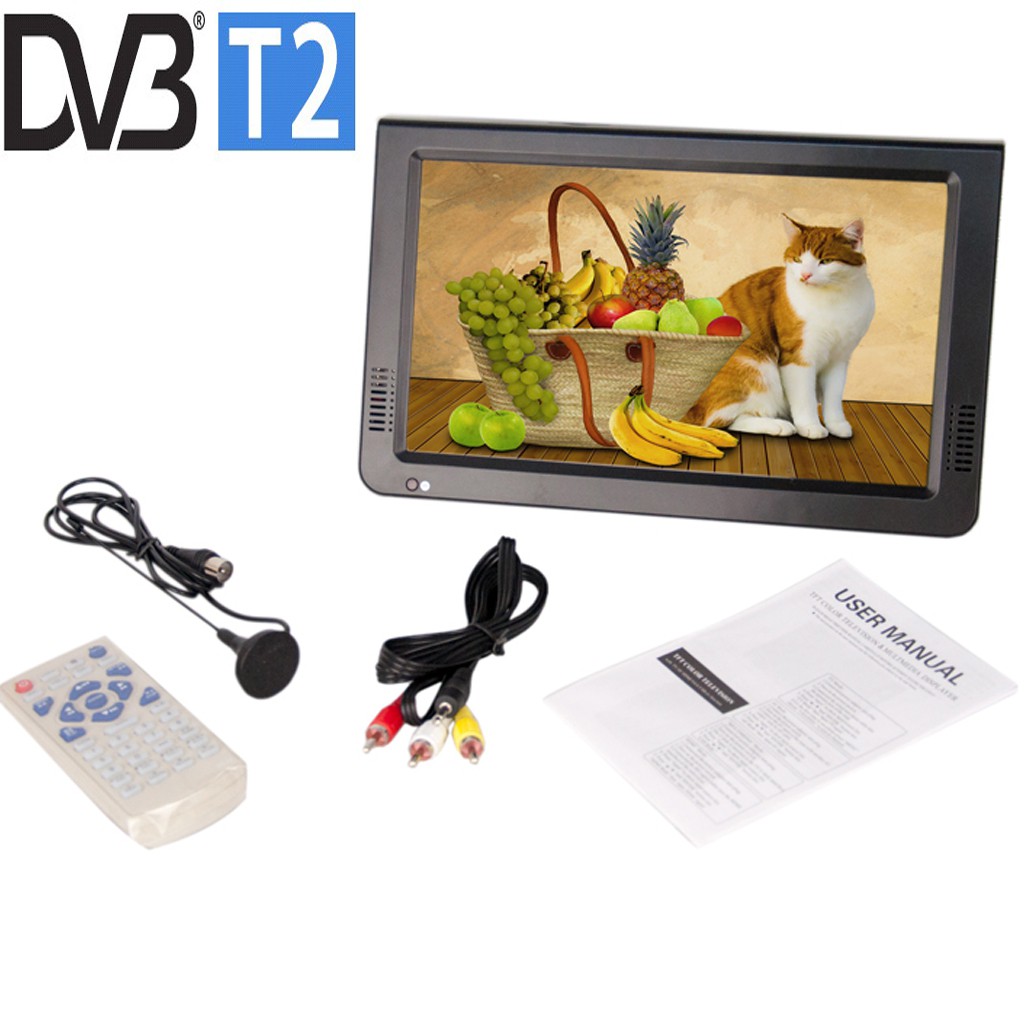 Leadstar 10 Inch HD Portable DVBT2 Digital TV Analog Tv/FM/USB/ TF