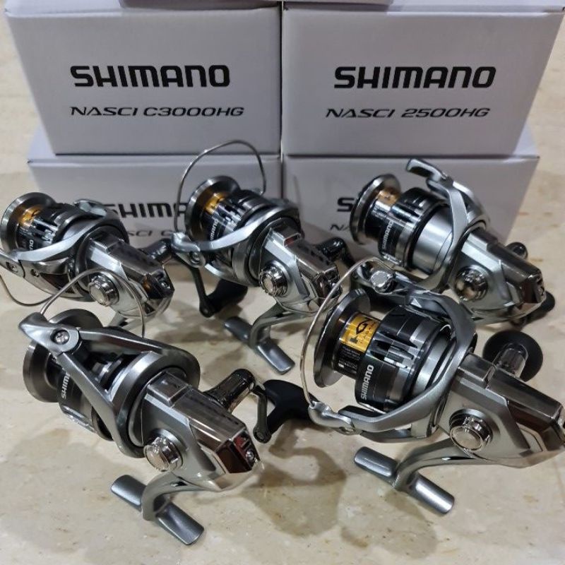 Nasci 2500 Shimano Nasci 1000 Spinning Reel Shimano NASCI FC 2021