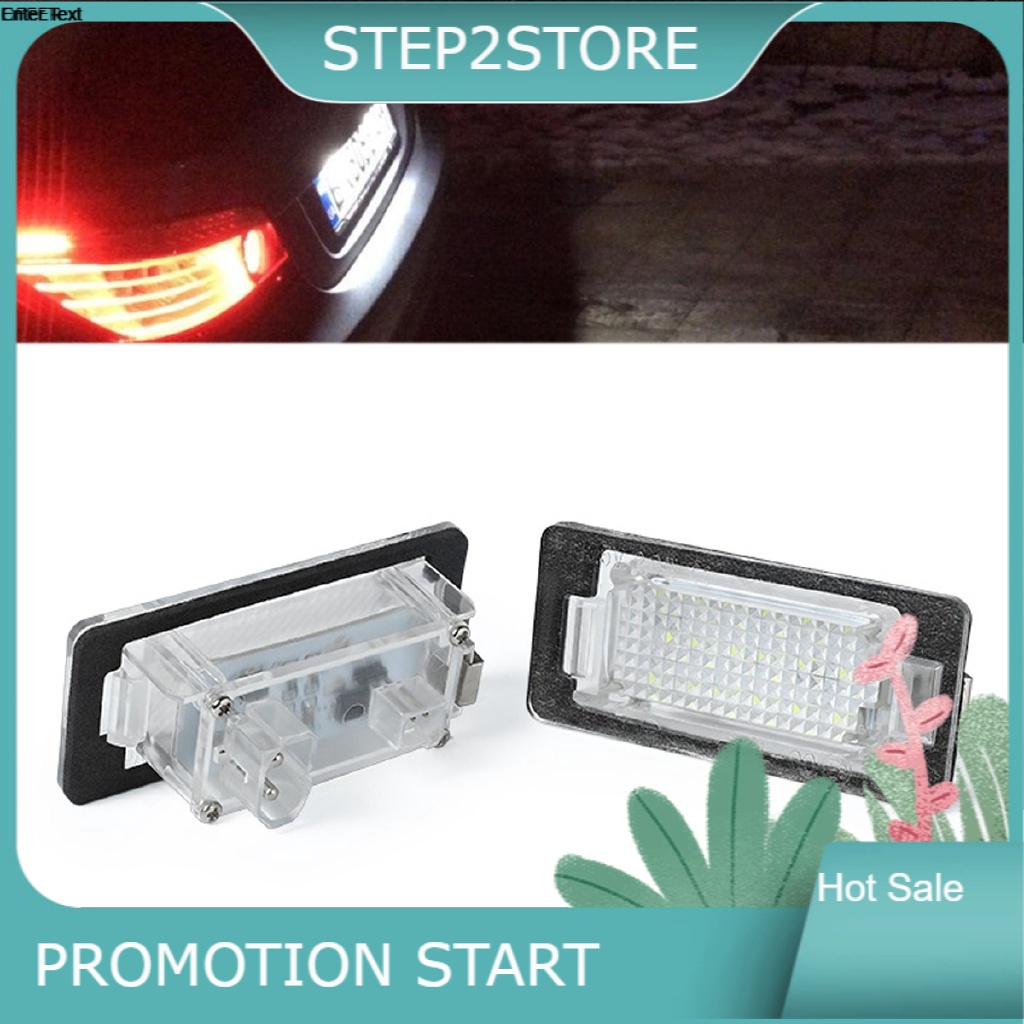 LED License Number Plate Light Lamp Bulbs For BMW E39 E60 E82 E70