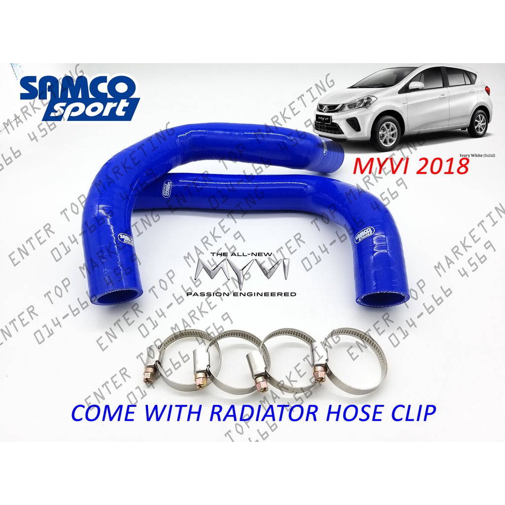 Samco Radiator Hose Perodua Myvi 1.3 1.5 2018 Gen 3 M800 D20N Samco ...