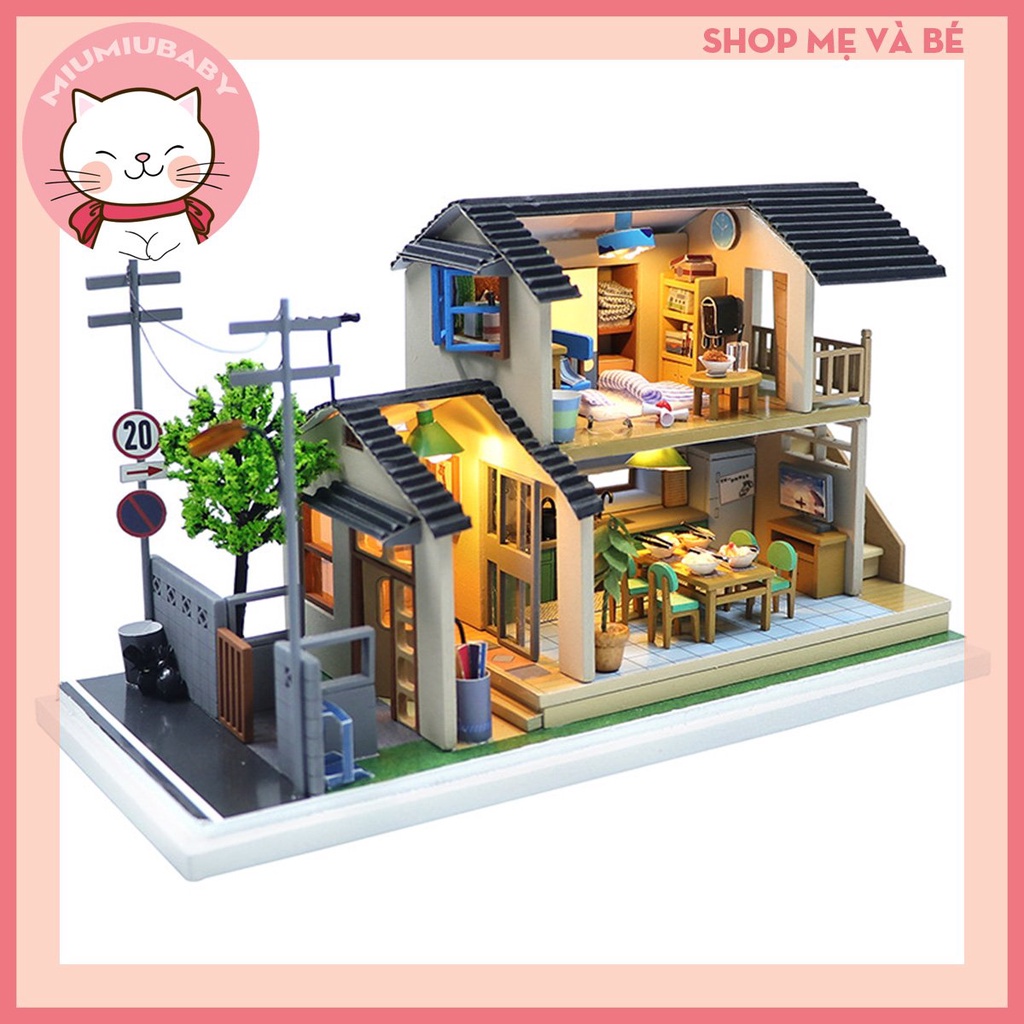 [SELF-ASSEMBLY Doll HOUSE MODEL NOBITA HOUSE][DIY WITH DUST SHIELD ...