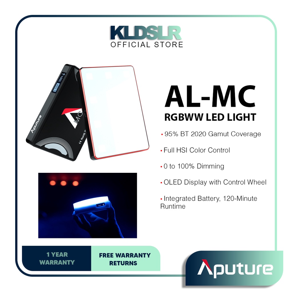 Aputure Amaran AL-MC / ALMC / AL MC 3200-6500K RGB LED Video Light ...