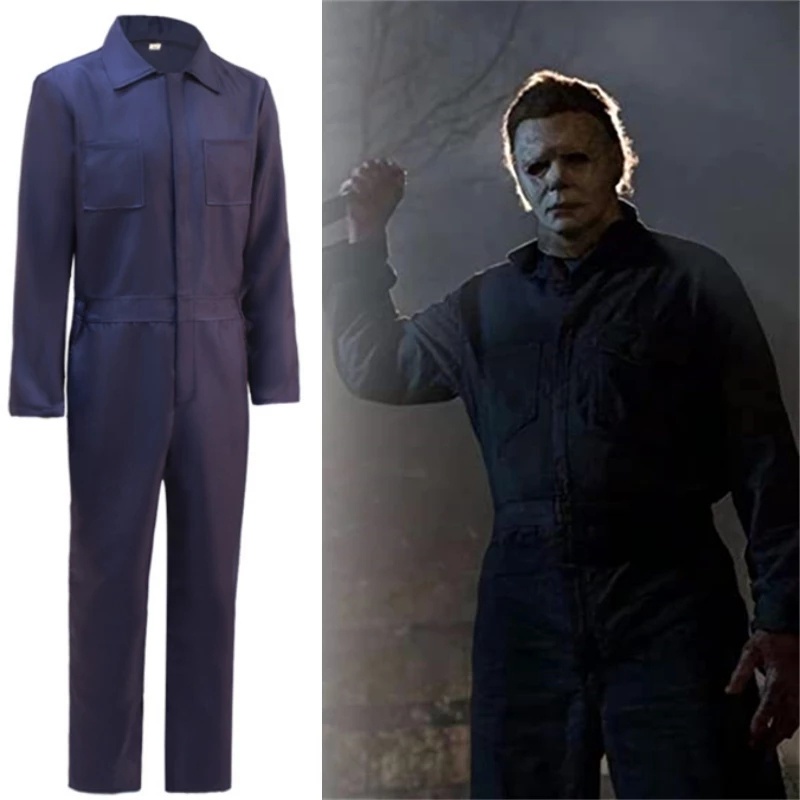 Michael Myers Halloween Costume Jumpsuit For Adults - Horror Movie Cosplay