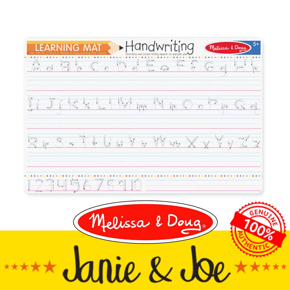 Melissa and doug write best sale a mat