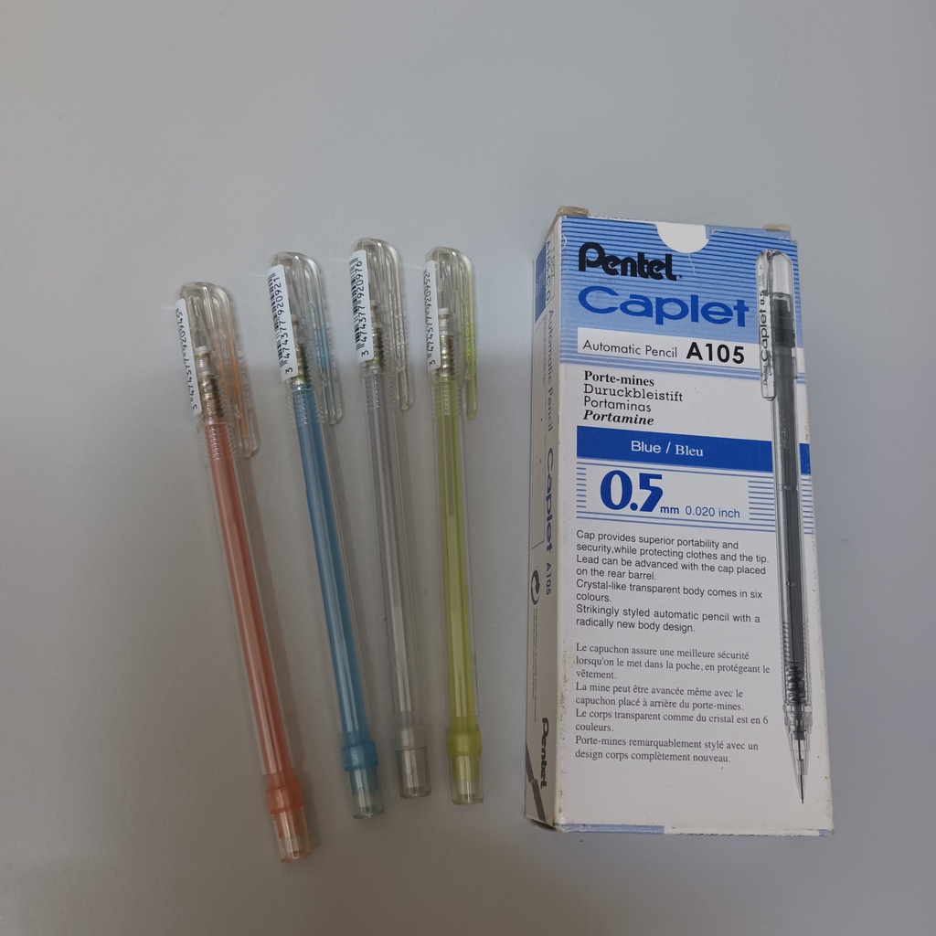 Pentel Caplet A105 Mechanical Pencil 0.5mm / Pencil Tekan | Shopee Malaysia