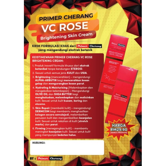 PRIMER CHERANG BRIGHTENING SKIN CREAM Shopee Malaysia