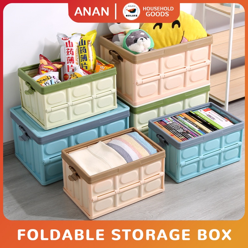 Foldable Plastic storage box, durable, foldable for use | Shopee Malaysia