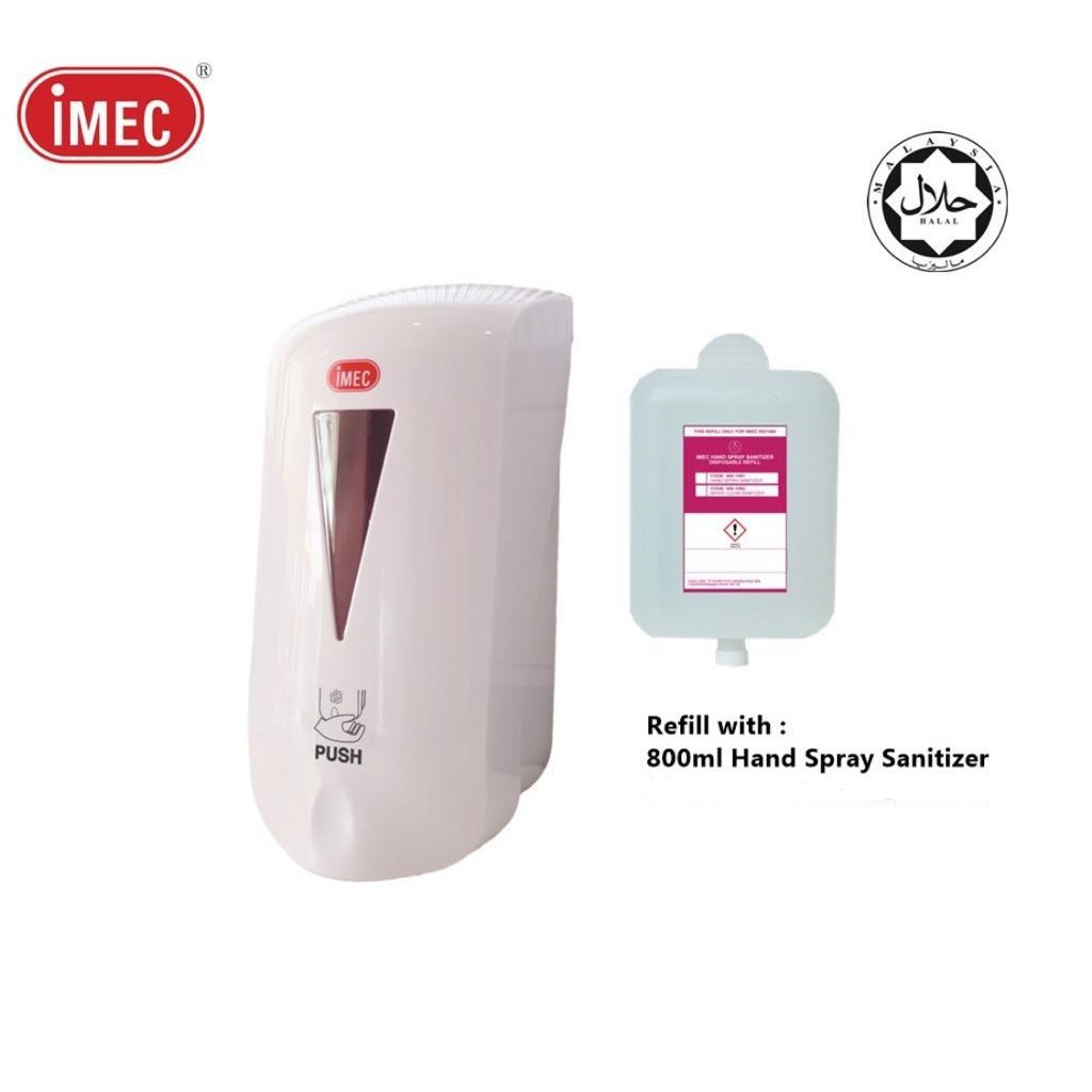 IMEC Hand Spray Sanitizer Refill 800ml ( expired 02/2022 ) Shopee