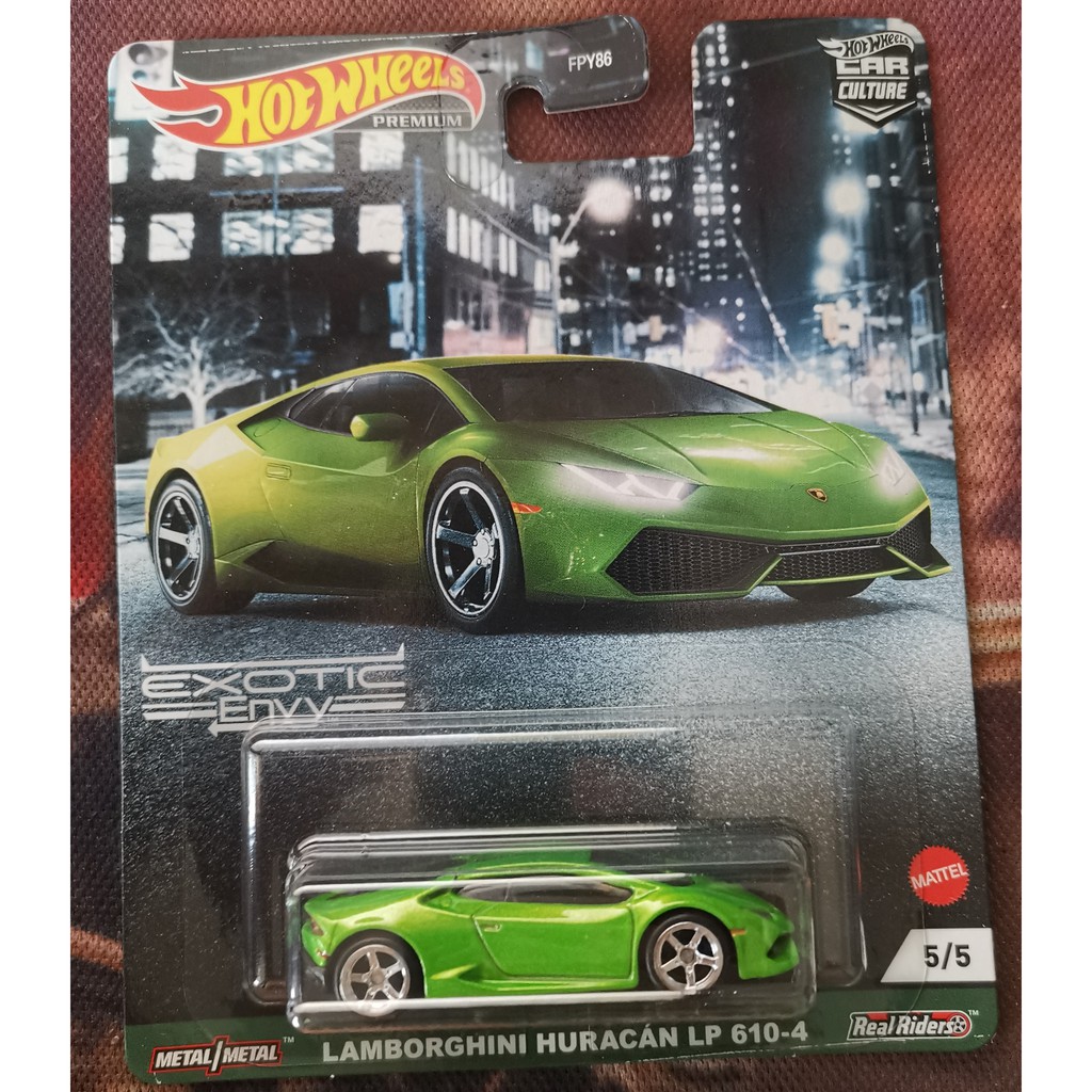 HOTWHEELS MATTEL PREMIUM CAR CULTURE EXOTIC ENVY SUPERCAR LAMBORGHINI ...