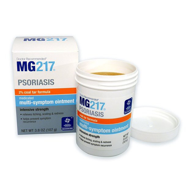 MG217 Psoriasis Multi Symptom Relief 2% Coal Tar Medicated Ointment ...