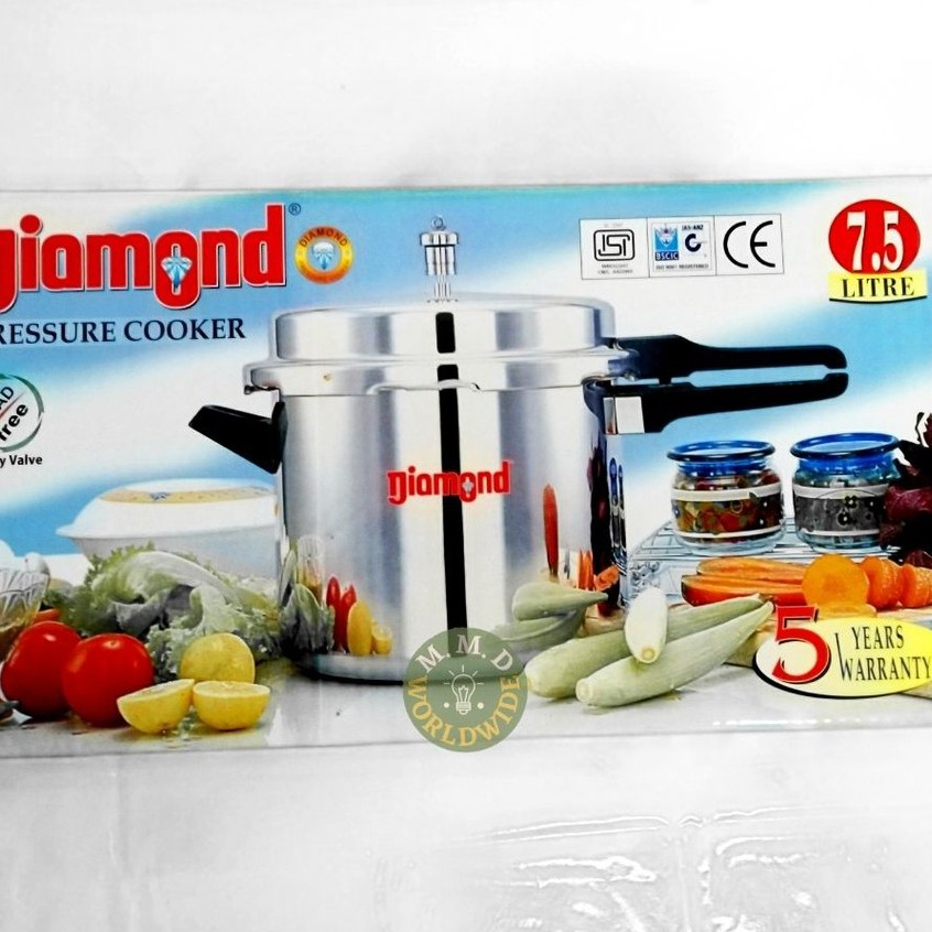 DIAMOND PRESSURE COOKER 7.5 LITRES