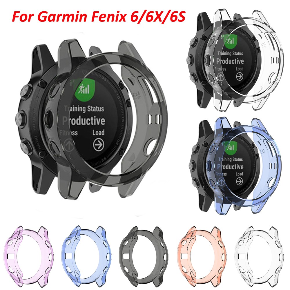 For Garmin Fenix 6S 6 6X Plus Pro Case Protector Silicone TPU