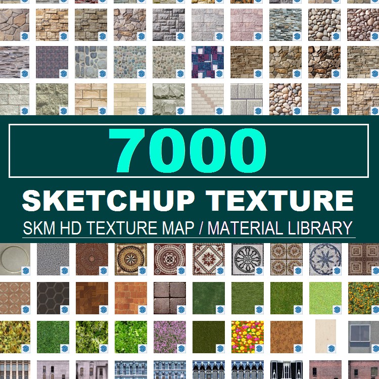 SketchUp Texture Maps 7000 HD TEXTURE MAPS SKM MATERIALS FOR   36b629254984943045268cfc332ec1a5