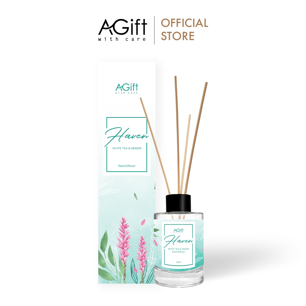 AGift Haven White Tea & Ginger Reed Diffuser 100ml | Shopee Malaysia