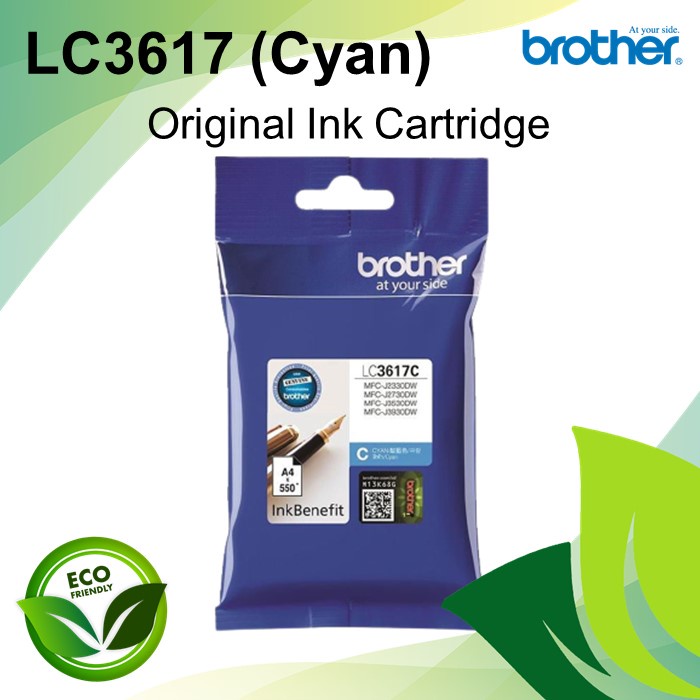 Brother LC3617/ LC3619XL BCMY J2330dw/J2730dw/J3530dw/J3930dw LC3617 LC ...