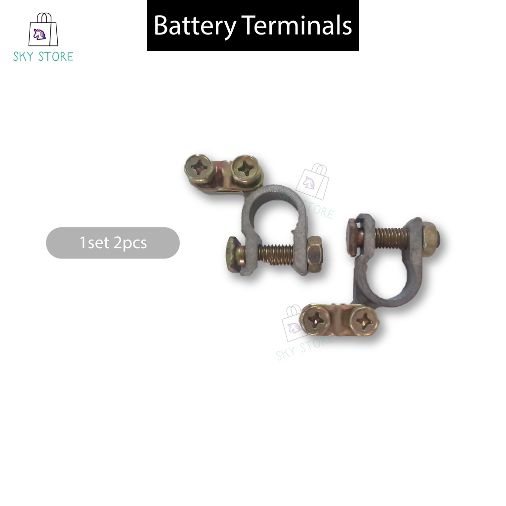 🔥 READY STOCK 🔥 2pcs Battery Head Battery Terminal | Shopee Malaysia