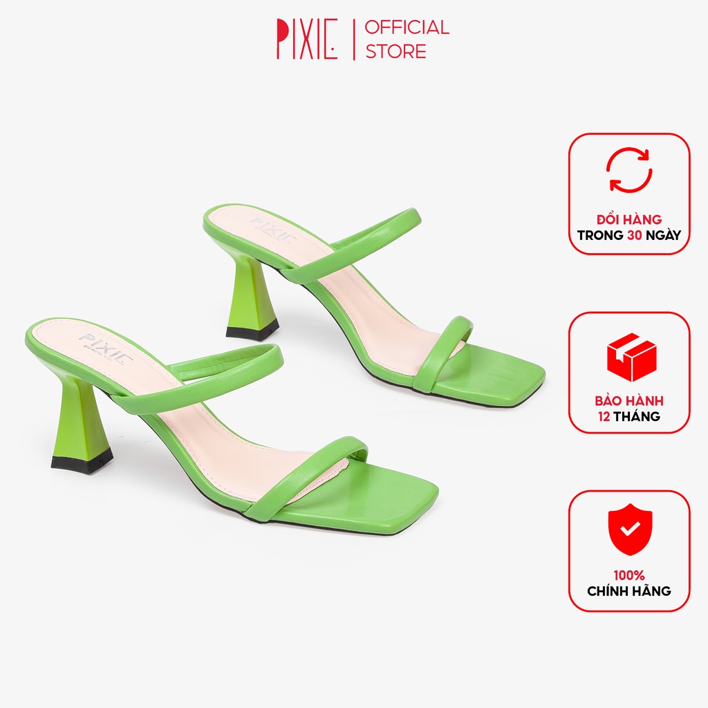 Pixie X974 High Heels Sandals With Two Straps 7cm | Shopee Malaysia