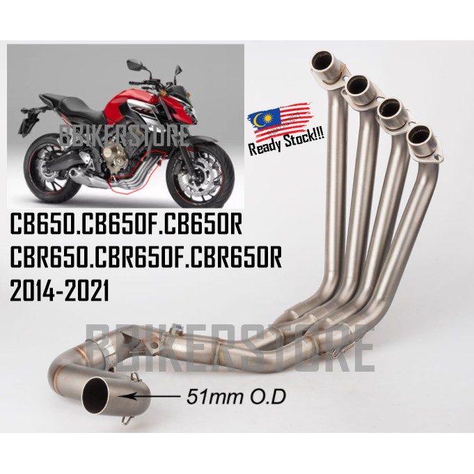 Cbr650f full deals system exhaust