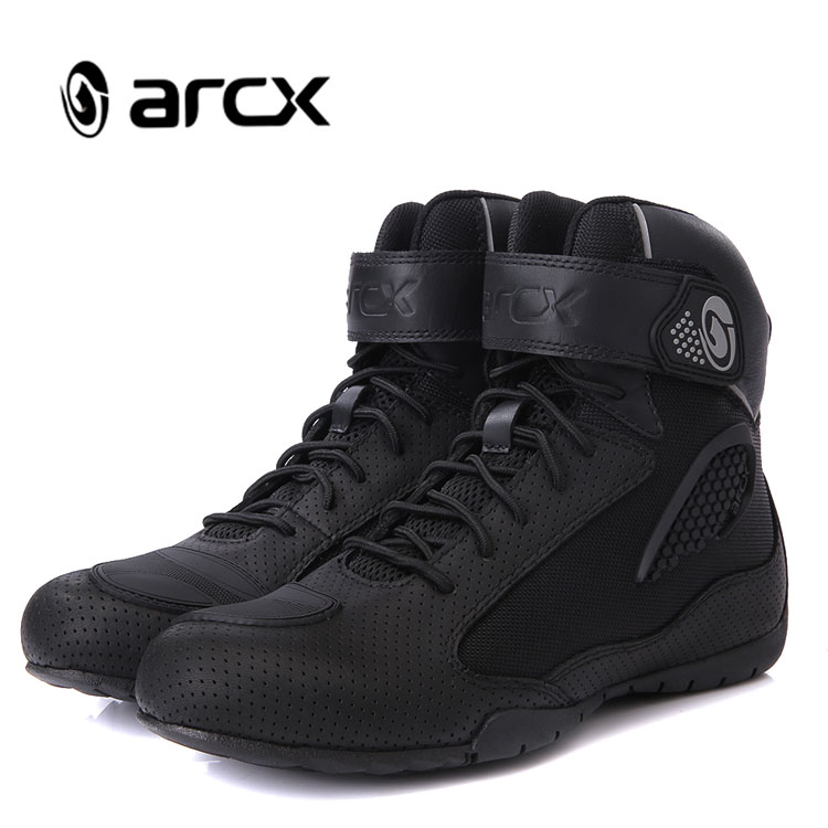 ARCX Motorcycle Boots Men Summer Mesh Motorcycle Ankle Shoes Motocross Boots Motorbike Riding Racing Botas Moto Boots Shopee Malaysia