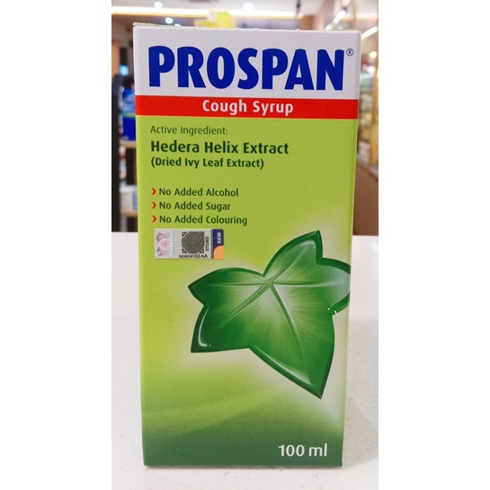 PROSPAN COUGH SYRUP (DRIED IVY LEAF EXTRACT) 100ML EXP 12/2025 Shopee