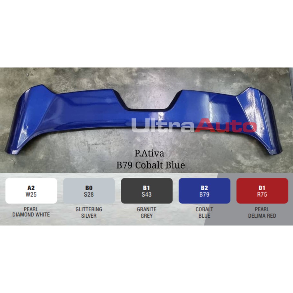 Perodua Ativa Spoiler (High Quality ABS Material)(Made in Malaysia) OEM ...