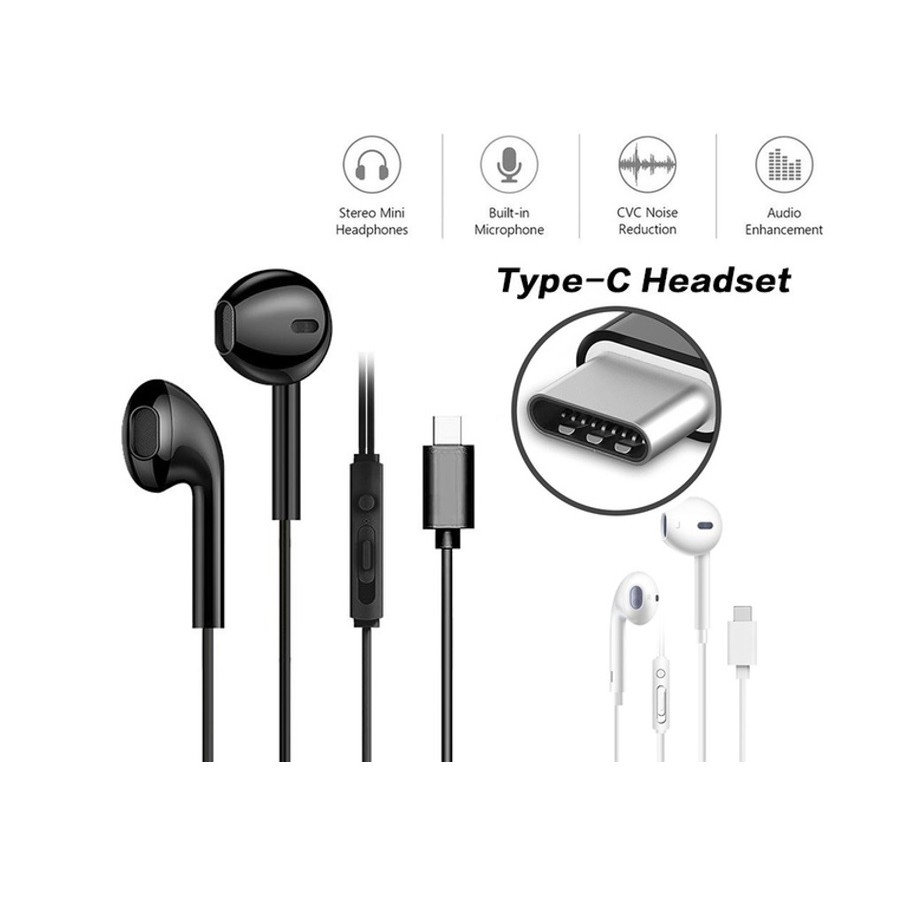 Huawei USB Typec Earphone HiRes Audio Wired Control Classical Earbuds Headphone with Mic